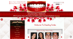 Desktop Screenshot of dazzlingsmiles.org